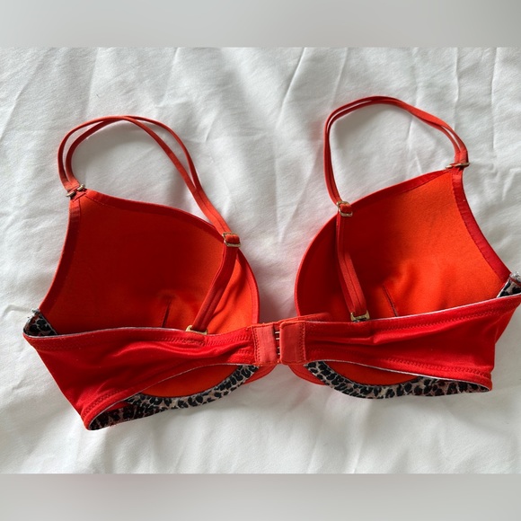 Victoria’s Secret Very Sexy push up bra orange size 34C Great Condition - Picture 3 of 3